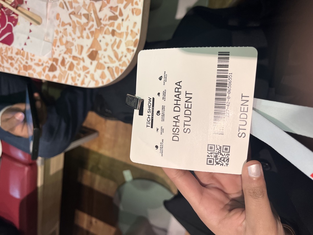Tech Show London 2026 event badge